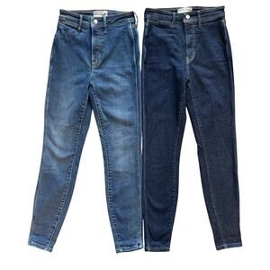 Everlane Jeans Lot Womens Sz. 26 Blue Way High Skinny Jean High Rise